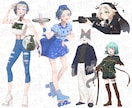 立ち絵、描きます TRPGなどのゲームや、配信などに イメージ4