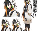 TRPG・ノベルゲーム用の立ち絵を描きます 豊富な表情差分を取り揃えています！ イメージ2