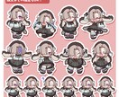 かわいいSDイラスト、ちびキャラ描きます グッズ、アイコン、サムネイルやショート動画にも！ イメージ4