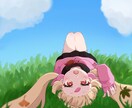 かわいいアニメ調イラストを描きます パステルカラーを使ったポップな作風 イメージ2