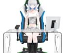 限定1点　女の子　銀髪VTuberモデル販売します 初期PR　設定サポート致します　VTS対応 イメージ6