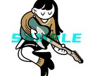 2名様限定価格  人物 X ギター/ベース描きます アイコン書きます。ほかの楽器も可能！お気軽にご相談ください♪ イメージ1