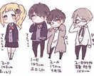 ミニキャラ、アイコンお描きします オリジナルキャラのデザインもご相談ください イメージ2
