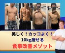 プロトレーナーが1ヶ月ダイエット指導します あなたに合った食事サポートで美しく痩せるきっかけを作ります イメージ1
