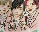 特徴を誇張しない優しい似顔絵作成します ペット、家族、カップル、お祝い、インテリアにいかがですか？ イメージ6