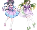 個人Vtuber様歓迎！立ち絵や1枚絵作成します MV用のイラストやネップリ用のイラストやグッズ使用OK！ イメージ4