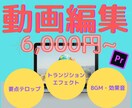 プライベート動画やYouTube等　動画編集します 動画編集に割く時間がない方へお手伝いします イメージ1