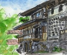 大切な記憶を形に残す貴方だけの特別な一枚描きます 建物をスケッチ風の水彩画で蘇らせる。新築建物のイメージ画にも イメージ8
