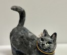 猫の張子置物｜うちの子を立体作品を制作します ペットの猫を、やさしい質感の立体作品に仕立てます イメージ7