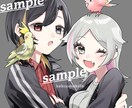イラストお描きします かっこいい絵柄が得意、デフォルメも可 イメージ2