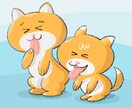 イラスト、挿絵、似顔絵など描きます ゆるいキャラが好きな方、挿絵やアイコンなどにいかがでしょう？ イメージ1