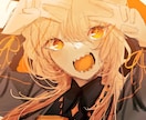 厚塗風SNSイラスト・アイコン制作致します すこしダークでかわいめの癖のある絵柄が好きな方に イメージ1