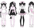 全身イラストを制作します ♡唯一無二の甘くて苦い世界観♡ イメージ10