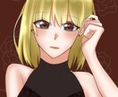 上半身のかわいい女の子のアイコンイラスト描きます あなたの好みの女の子を再現します！ イメージ3