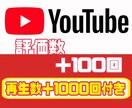 YouTubeの評価数と再生回数増加させます 評価数＋100、再生数＋1000回増加で自然な投稿に！ イメージ1