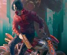 リアルからポップまで乗り物＋人物等描きます バイク・車などを幅広い絵柄で、人物や背景との組み合わせも可 イメージ1