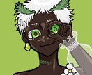 SNS向けのアイコンイラストを制作します バストアップと簡単な背景による一枚絵です。 イメージ3