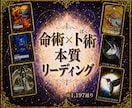 命術×卜(ぼく)術で貴方の「本質」読み解きます キャンサータロット×ワイルドアンノウンアニマルスピリット イメージ1