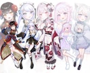 VTuber・配信者向け！可愛いイラスト作ります 歌ってみたや立ち絵イラストなど幅広く作成します！ イメージ6