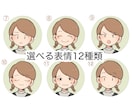 ゆるかわいいアイコン作成いたします 可愛いアイコンであなたの印象UP＊ イメージ3