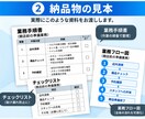 バラバラな業務内容を作業順に整理します メモや既存資料を、確認しやすい業務資料にまとめます イメージ2