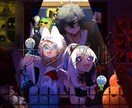 イラスト制作致します SNS等のアイコン、ヘッダー、等身や1枚絵などを描きます。 イメージ3