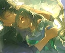 カップルイラストお描きします 素敵なシーンの一枚絵に詰込みイラストもお描きします౨ৎ ⋆｡ イメージ5