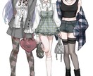 SNSアイコン、サムネイル映えするイラスト描きます フェイスアップから全身イラストまで！商用利用も可能です！ イメージ4