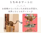 うちの子ペットアート作品をキャンバスにします 1枚の写真からコラージュで世界に一つのアートをお部屋に イメージ9