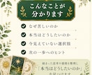 悩みの核心と未来を読み解きます あなたの答えを見つけ、納得して前へ進む鑑定 イメージ2