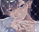 SNS用のアイコンイラスト作成します SNS等で使えるアイコンイラスト(顔メイン)を作成します。 イメージ1
