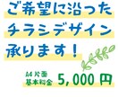 チラシ・フライヤーデザイン承ります 印刷会社での実務経験を活かし、 チラシ等デザインを承ります。 イメージ1