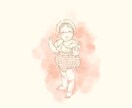 商用◎ふんわり絵本のような似顔絵アイコンを描きます お写真、イメージを元にアイコンを描きます！商用利用可能です！ イメージ2