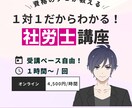 社労士試験対策のオンライン講義（個別指導）をします 現役の社労士がわかりやすく解説！学習法や学習相談も応じます！ イメージ1