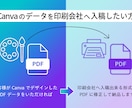 Canvaデータを印刷会社入稿用データに修正します Canvaで作成したPDFを印刷会社入稿用のPDFに修正！ イメージ1