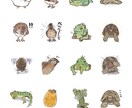 生き物好きが描く個性あるタッチの作品つくります 生き物のイラストを様々なタッチで製作可能です イメージ8