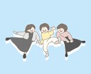 アイコン、似顔絵等描きます ご自身の写真等をもとにデジタルで似顔絵描いてます！ イメージ3