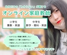 小・中学生のオンライン家庭教師をします プロの指導で一人ひとりの学習のお困りに寄り添います♪ イメージ1