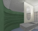 内観CGパースを2カット作成いたします 大手設計事務所で様々な提案を行ってきた建築士がご対応します イメージ5