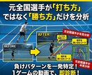テニスコンサルタントが「勝ち方」の戦術教えます 技術不問！試合動画から、あなたの負けパターンを一発特定 イメージ1