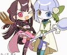 2〜5頭身くらいの可愛いイラストを描きます 可愛らしいデフォルメイラスト！ イメージ1