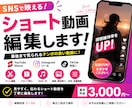 ショート動画を見やすく丁寧に編集します SNS向けショート動画を丁寧に編集します イメージ1