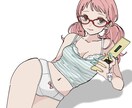 魅力的な女の子のイラスト／アイコン描きます 修正何度でも無料！お客様の好みに合わせます。 イメージ3
