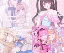 商用OKのイラストを描きます 衣装デザイン可能!かわいいイラストを制作いたします イメージ10