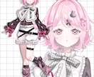 魂募集！完成品IRIAM動作確認済立ち絵販売します 商用利用可|限定１名|ver.3で動作確認済み|表情差分付き イメージ2