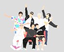 お気に入りのお写真をイラストに致します モノクロ線画とカラー塗りイラストお選びできます♡ イメージ2