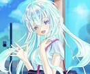 お手頃価格でイラスト・アイコン作成します 可愛く儚いイメージのイラストの制作 イメージ3