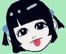 SNSで使用する用のアイコンを描きます 似顔絵、ゆるいキャラクター化などを描きます‪‪‪‪ꪔ̤̫‬ イメージ3