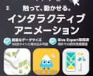 Riveインタラクティブアニメーションを制作します 触って動かせる＆軽量なモーショングラフィックスでリッチに表現 イメージ1