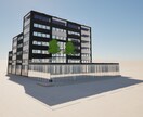 2D図面を3D化！検討用モデルを迅速作成ます 2D図面を「見える化」して、現場のイメージ共有をスムーズに！ イメージ1